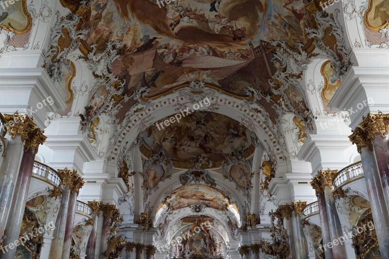 Church Zwiefalten Religion Building Baroque