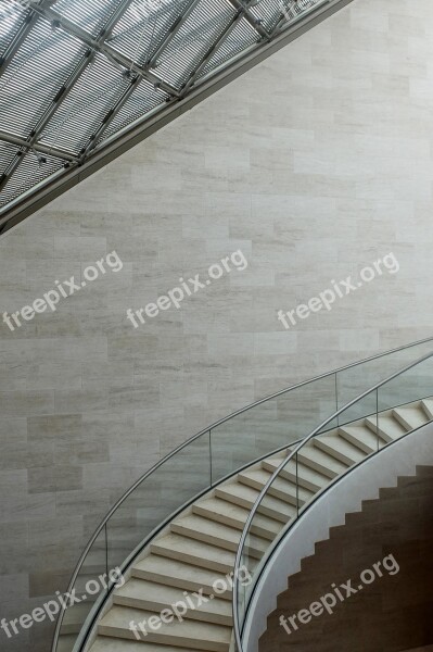 Mudam Luxembourg Staircase Canopy Architecture