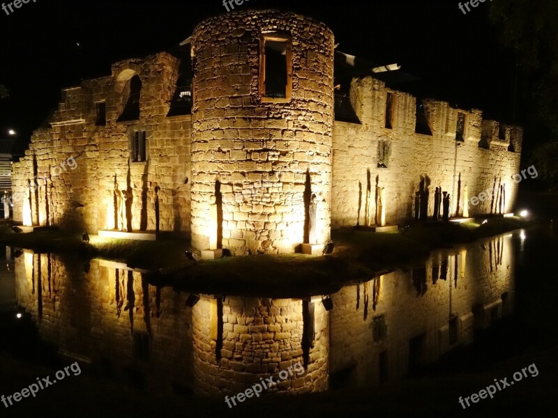 Castle Bad Vilbel Mirroring Free Photos