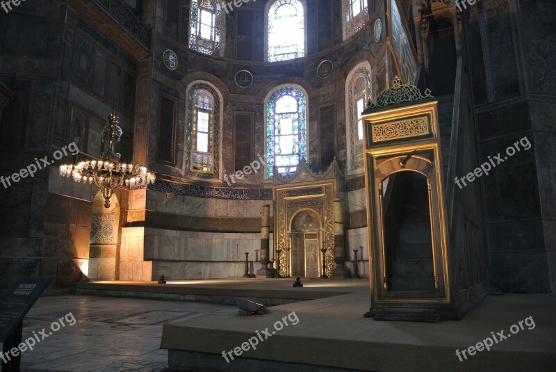 Hagia Sophia Mosque Istanbul Landmark Roman