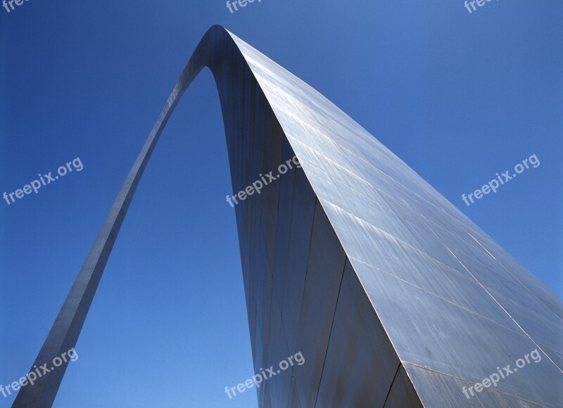 St Louis Arch Monument St Louis Missouri Usa