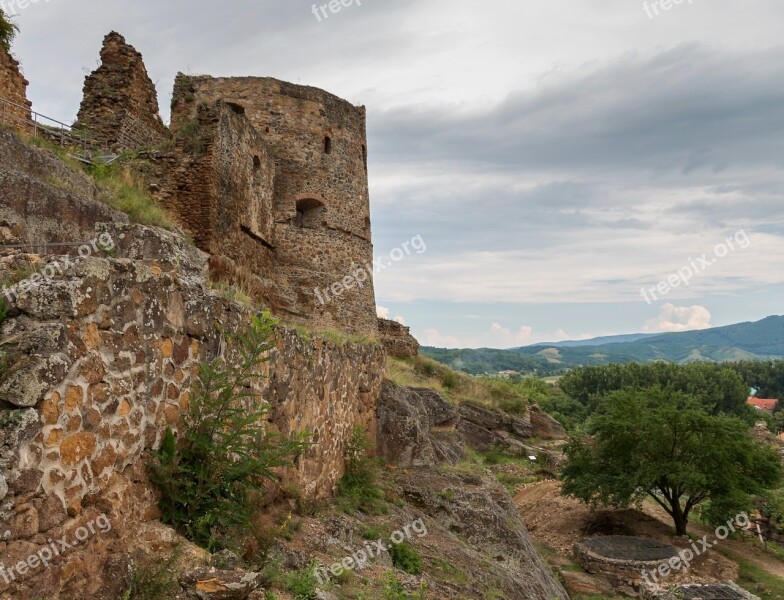 Filakovo Fiľakovský Castle Castle The Ruins Of The Castle Slovakia