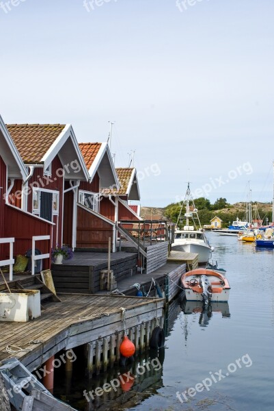 Hunnebostrand Bohuslän Sweden Sea Himmel