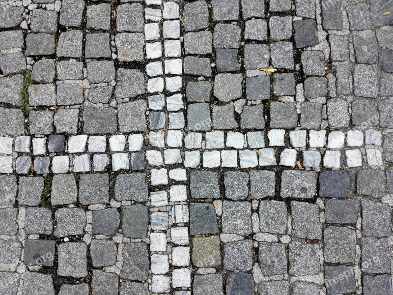 Stones Paving Stones Ground Cross Pavement