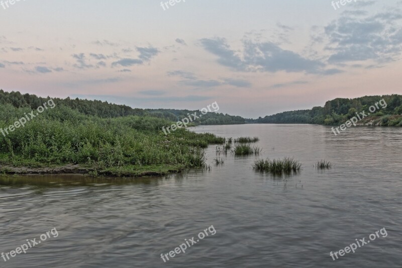 River Desna Nature Landscape Lake