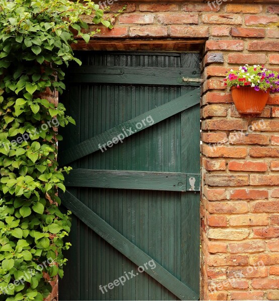 Door Goal Garden Gate Old Door Gate