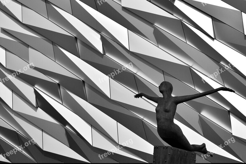 Belfast Titanic Museum Figure The Structure Of The Free Photos