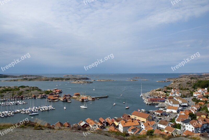 Hunnebostrand Bohuslän Sea Summer Water