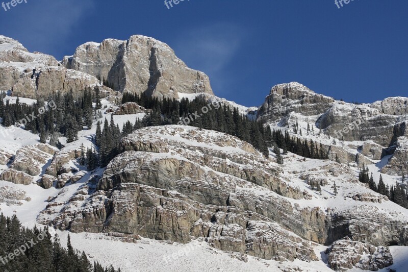 Mountains Rocky Banff Rocky Mountains Country