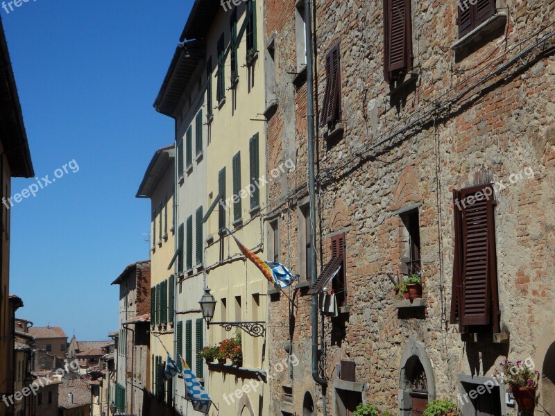 Volterra Palace Building Medieval Architecture