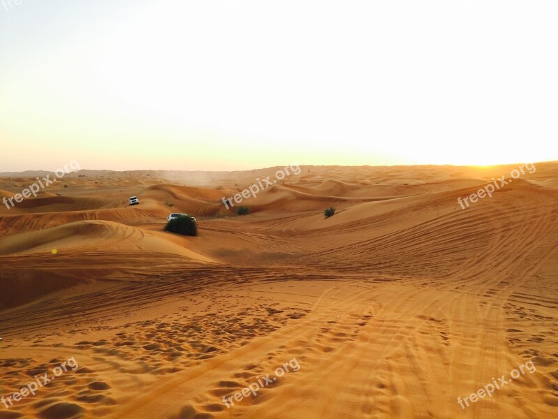 Dubai Desert Arab Sand Arabia