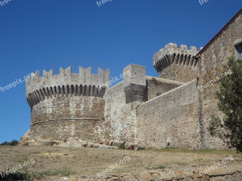 Populonia Gulf Of Baratti Castle Fortress Knight's Castle