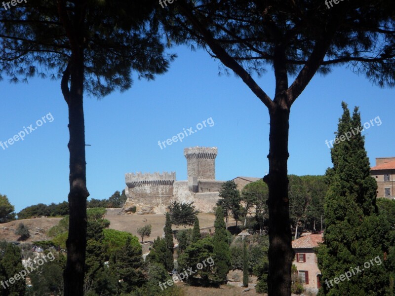 Populonia Gulf Of Baratti Castle Fortress Knight's Castle