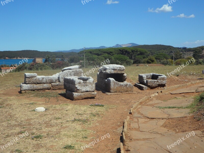 Graves Etruscan Excavations Archaeology Tuscany