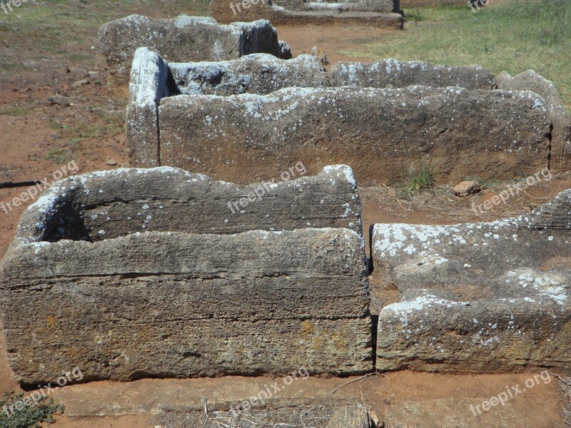 Coffin Etruscan Excavations Archaeology Tuscany