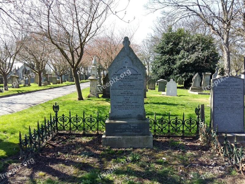 Cemetery Graveyard Grave Funeral Gravestone