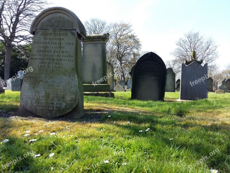 Grave Headstone Cemetery Graveyard Memorial