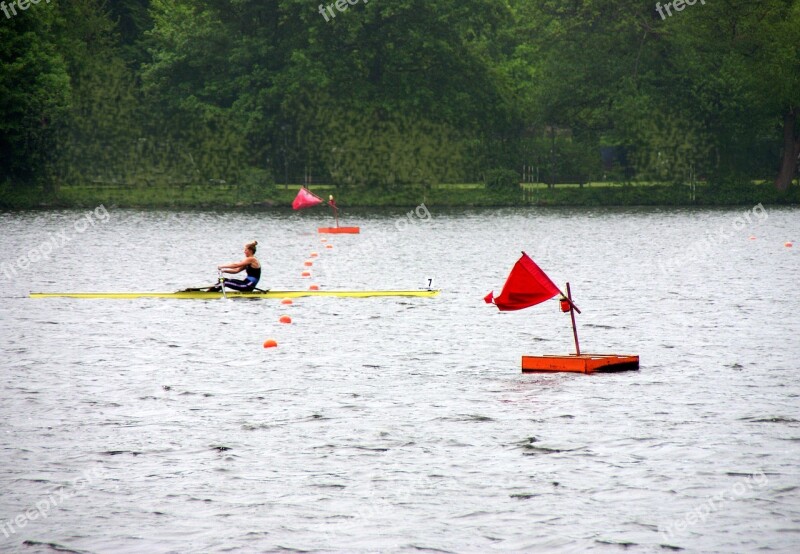 Rowing Baldeneysee Eat Competition Target