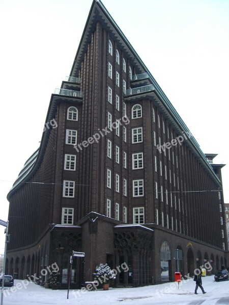 House Building Pointed Architecture Hamburg