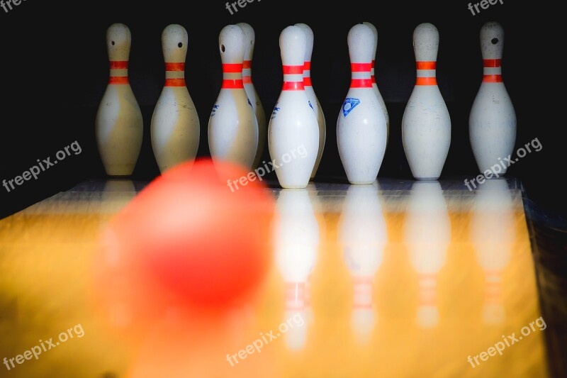 Bowling Success Target Motion Blur