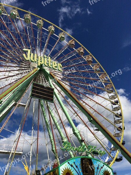 Ferris Wheel Fun Ride Fair Year Market