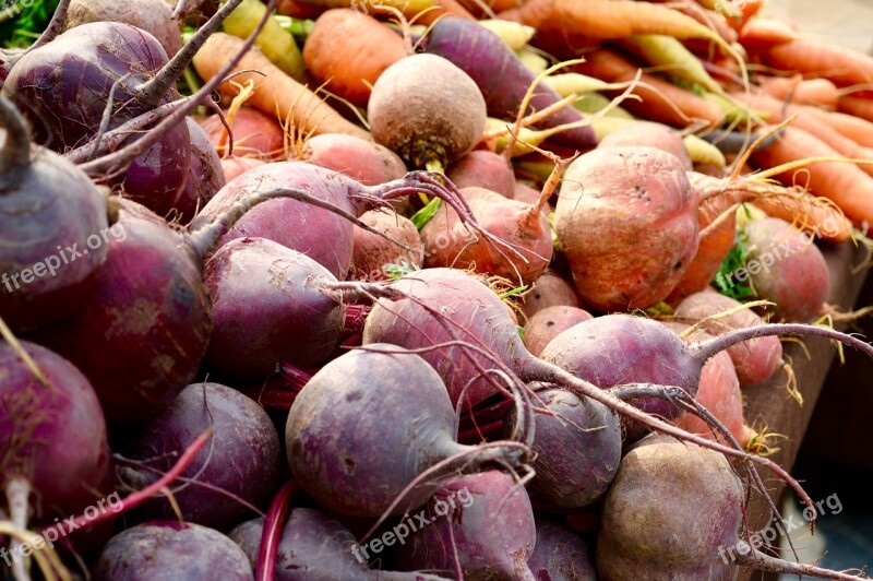 Vegetables Farmer's Market Beets Carrots Food