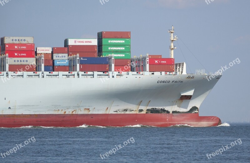 Sea Coast Ship Container Ship Transport