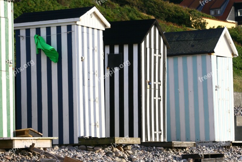 Beach Hut Beach Summer Journey Sea