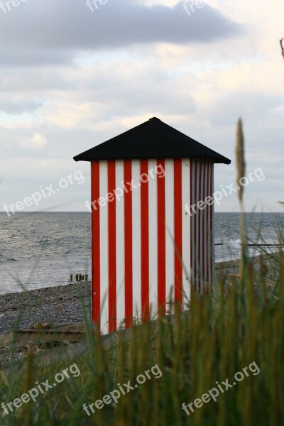 Beach Hut Beach Summer Journey Sea