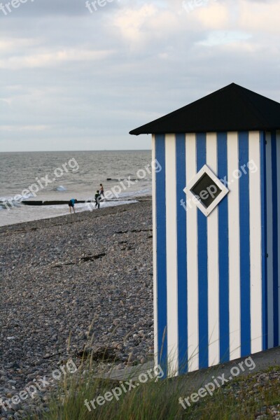 Beach Hut Beach Summer Journey Sea