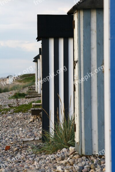 Beach Hut Beach Summer Journey Sea