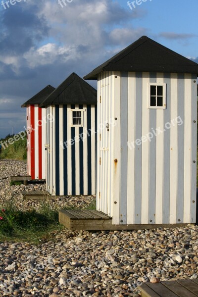 Beach Hut Beach Summer Journey Sea