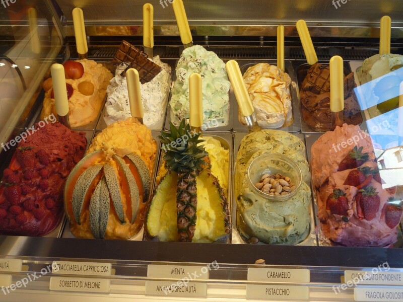 Gelato Fruit Italy Free Photos