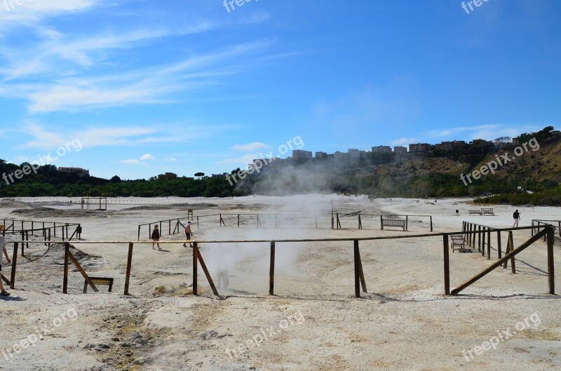 Pozzuoli Naples Campania Solfatara Landscape