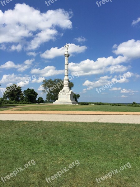 Yorktown Monument Civil War Free Photos