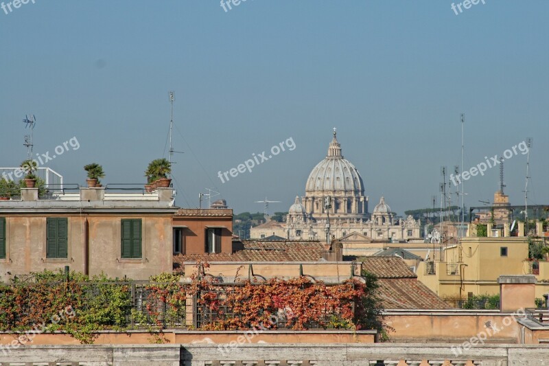 Italy Rome Saint Pierre Place The Quirinal Free Photos