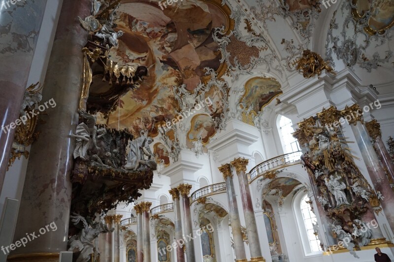 Church Zwiefalten Religion Building Baroque