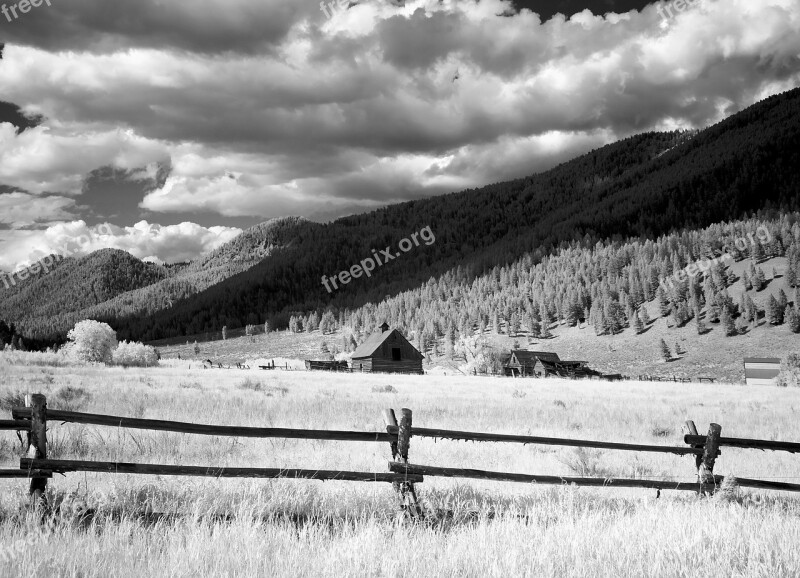 Farm Agriculture Wyoming Usa Fields