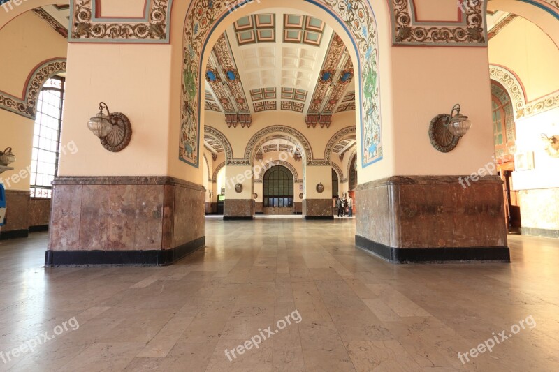 Turkey Istanbul Train Station Hall