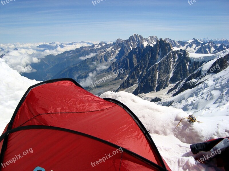 Dome Du Gouter Mont Blanc Alps France High