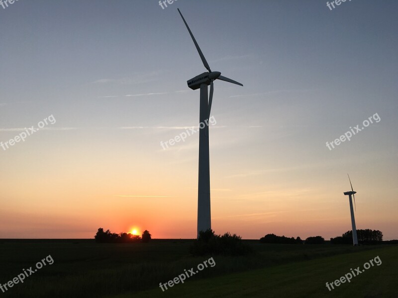 Pinwheel North Sea Wind Energy Windräder Watts