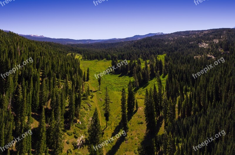 Mountains Sierra Landscape Forest Nature