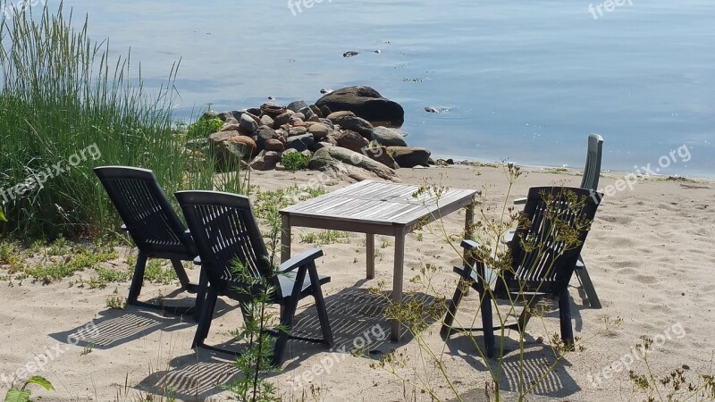 Beach Summer Coast Beach Furniture Lounger