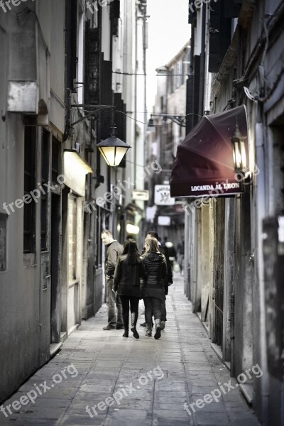 Venice Alley Road Italy Side Street