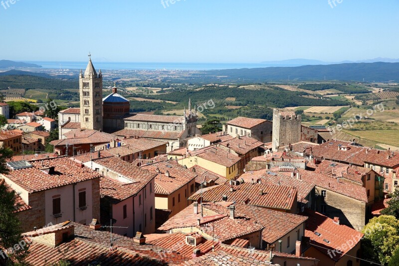 Mass Maritime Italy Tuscany Borgo Middle Ages