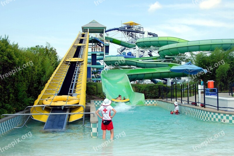 Water Park Theme Park People Water Park