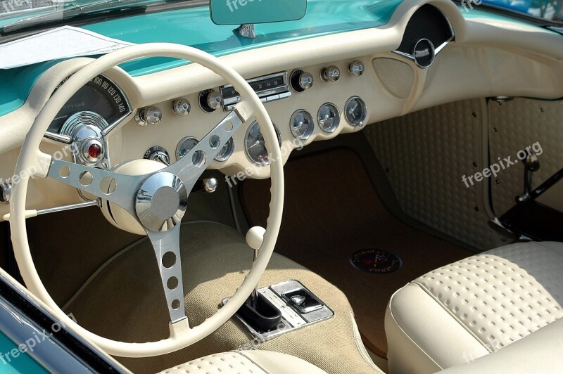 Vintage Car Interior Design Classic Style