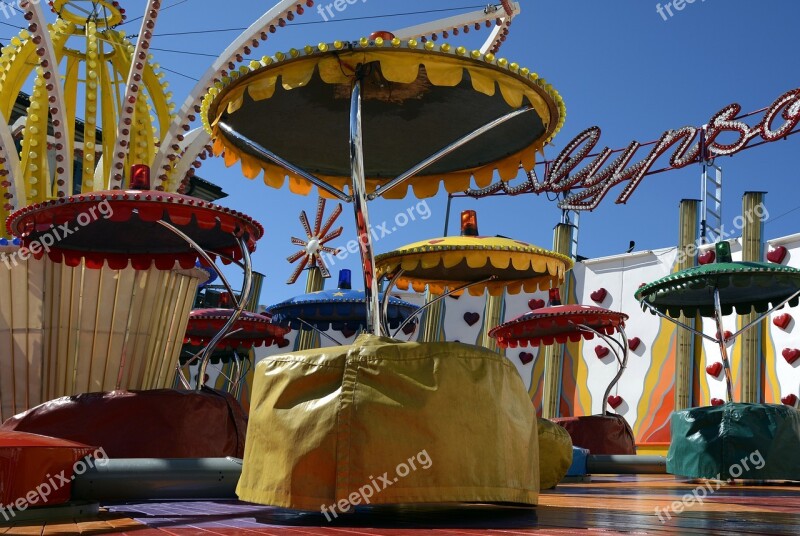 Carousel Ride Fair Hustle And Bustle Year Market