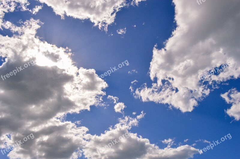 Blue Clouds Sky Blue Sky Clouds Sky Clouds Nature