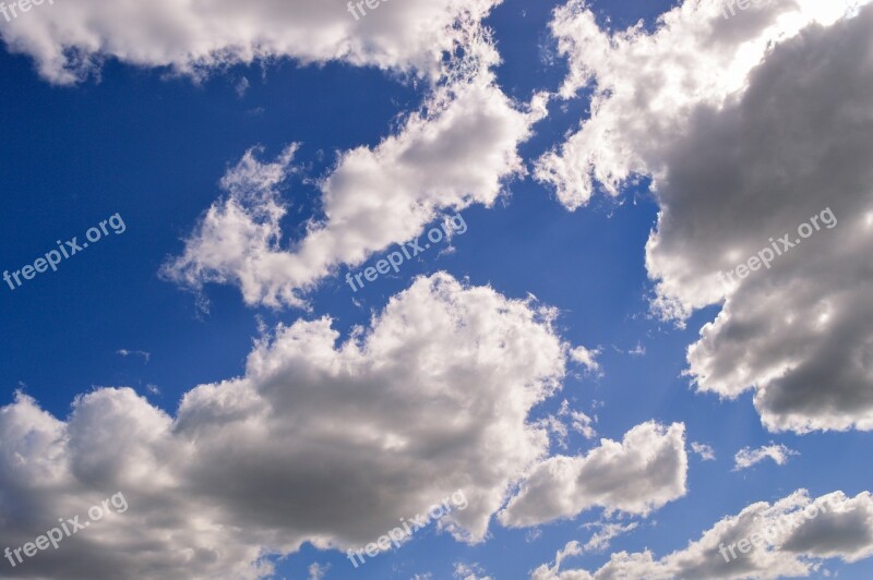 Blue Clouds Sky Blue Sky Clouds Sky Clouds Nature